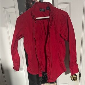 Class Club red button up